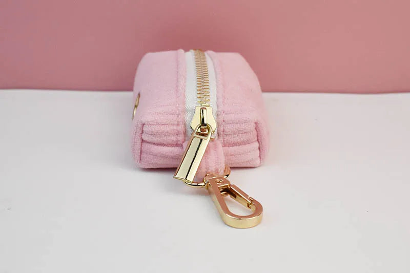 Pink Corduroy Personalized Dog Collar, Leash & Harness Set