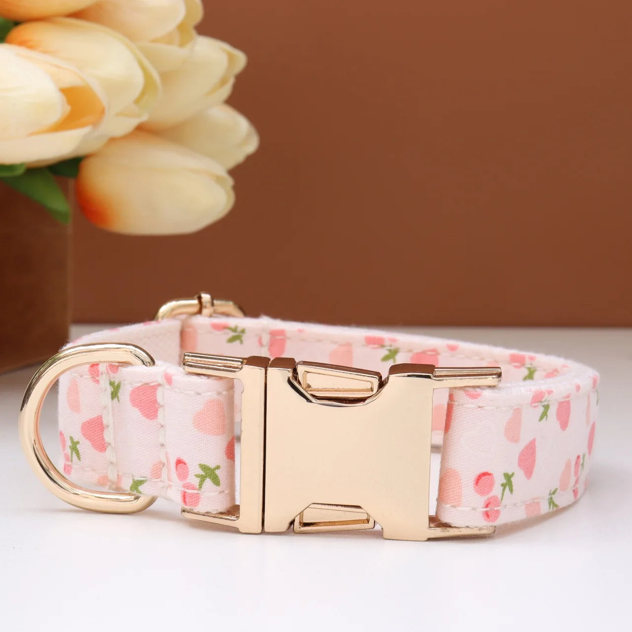 Personalized Dog Collar Bowtie Leash Set