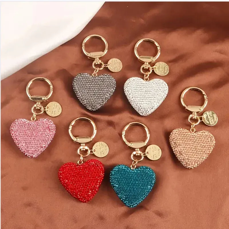 DDPaws  Random Rhinestone Heart Dog Collar Charm