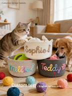 DDPaws  Cute Custom Pet Basket