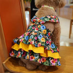 Floral Cotton Dog Dress