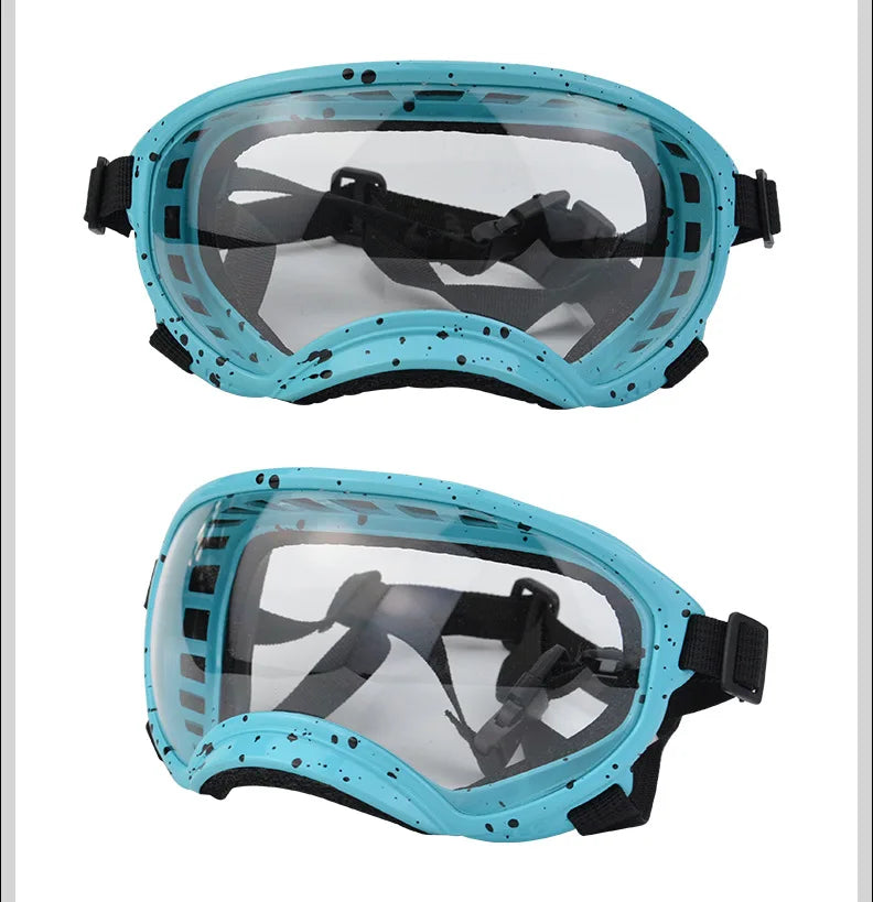 Color-Changing Dog Sunglasses – UV-Resistant Goggles for Outdoor Protection