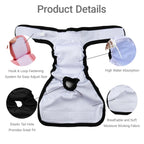 Reusable Female Dog Diapers – Washable & Adjustable Pet Period Panties for All Sizes
