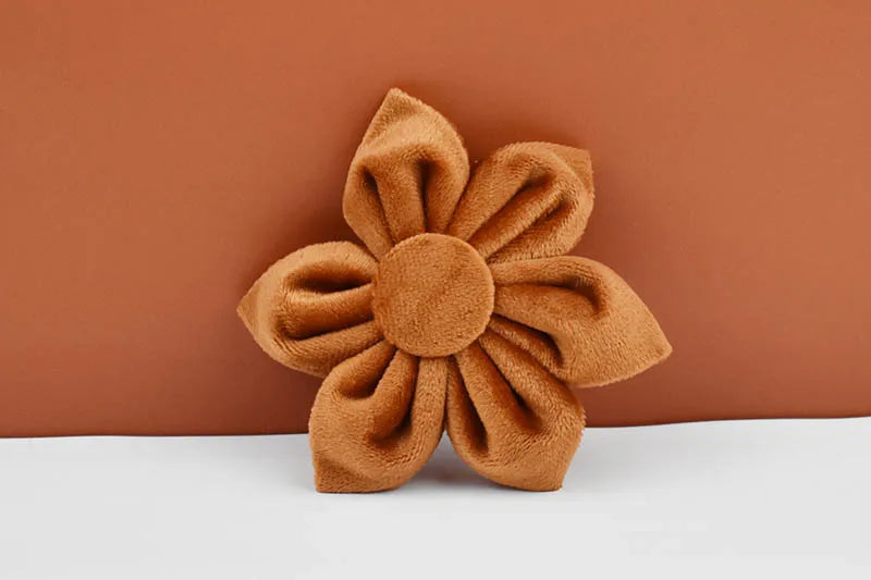 Ancient Pottery Velvet Personalized Dog Collar, Leash & Harness Set