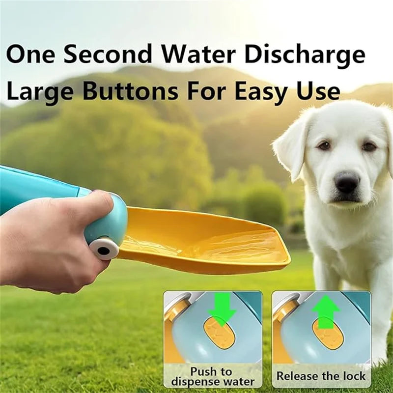 Portable Dog Water Bottle – Leakproof Travel Dispenser for Dogs, Cats