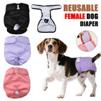 Reusable Female Dog Diapers – Washable & Adjustable Pet Period Panties for All Sizes