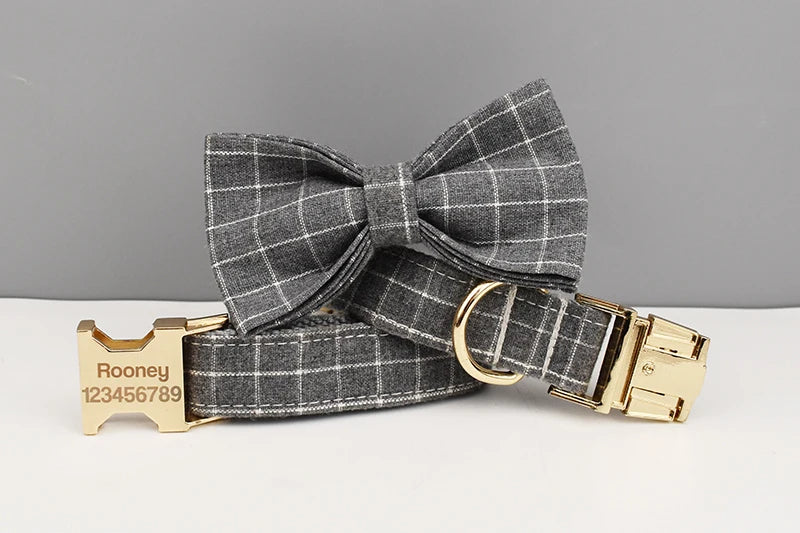Personalized Dog Collar, Leash & Harness Set