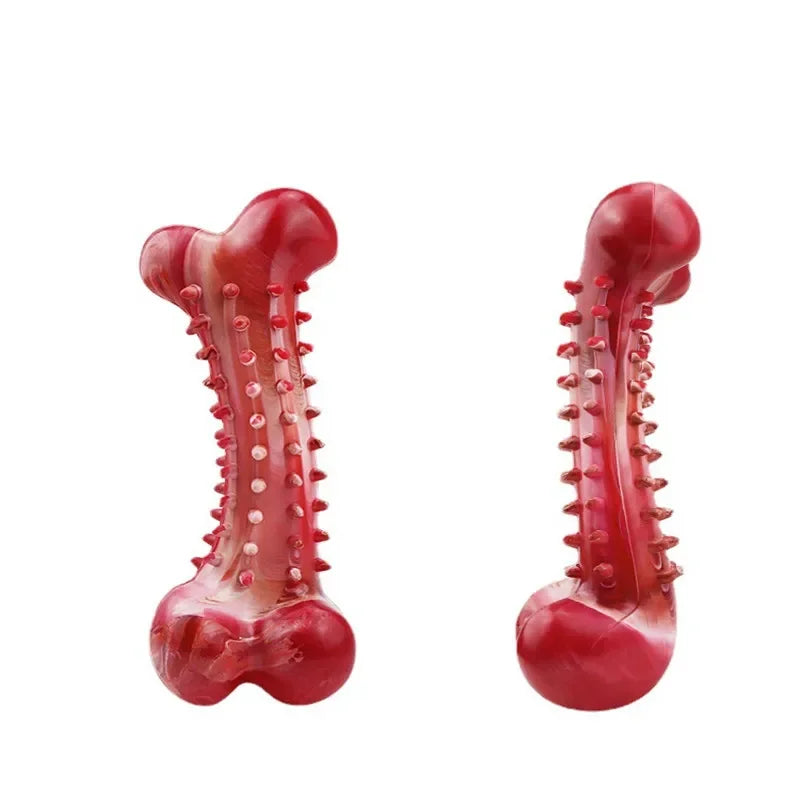 Natural Rubber Dog Bone – Durable Chew Toy for Teeth Cleaning & Training