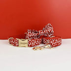 DDPaws  Bow collar leash 01 / XL Custom Soft Collars Pet Accessories with Personalized Dog Collar Leashes Harness Bow Tie