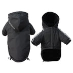 Waterproof Winter Dog Coat with Hood – Warm Reflective Jacket for Small Dogs