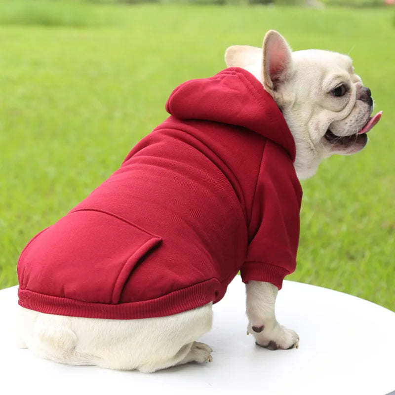 Cozy Winter Dog Hoodie – Warm Hooded Jacket for Small & Medium Dogs