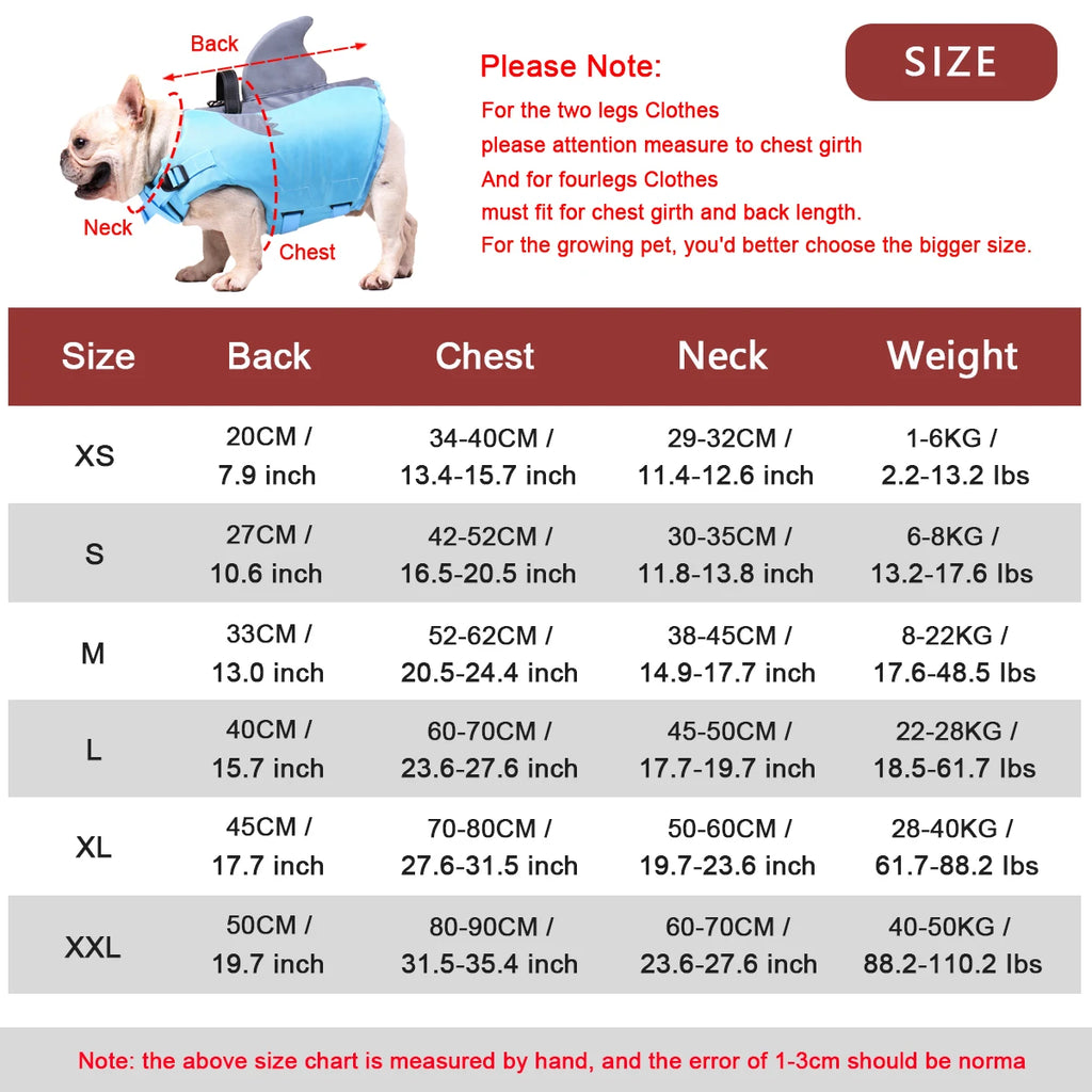 High Buoyancy Dog Life Jacket – Reflective Safety Vest with Rescue Handle for Small, Medium & Large Dogs