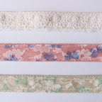 Luxury Pearl Personalized  Dog Collar and Leash Set, Lace Bowtie with Rhinestone Sparkle, Elegant Puppy Girl Pet Necklace