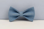 D&D Paws Bowtie / XS Blue Denim Set