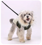 Fleece Hooded Dog Winter Coat – Soft Plush Cotton Vest for Warmth and Comfort