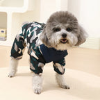 Camouflage Winter Dog Jumpsuit – Thick, Windproof & Waterproof Overalls with D-Ring