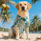 Hawaiian Style Dog Shirt – Summer Beach Outfit for Medium & Large Dogs