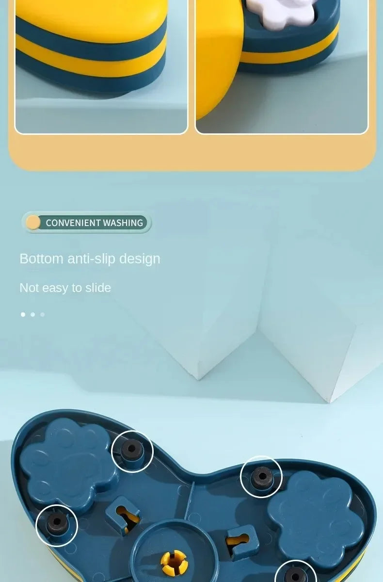 Interactive Dog Puzzle Feeder – Slow Feeding Treat Dispenser Toy for Dogs & Cats