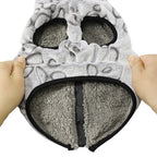 Fleece Winter Dog Jacket – Warm Adjustable Vest with D-Ring for Small Dogs