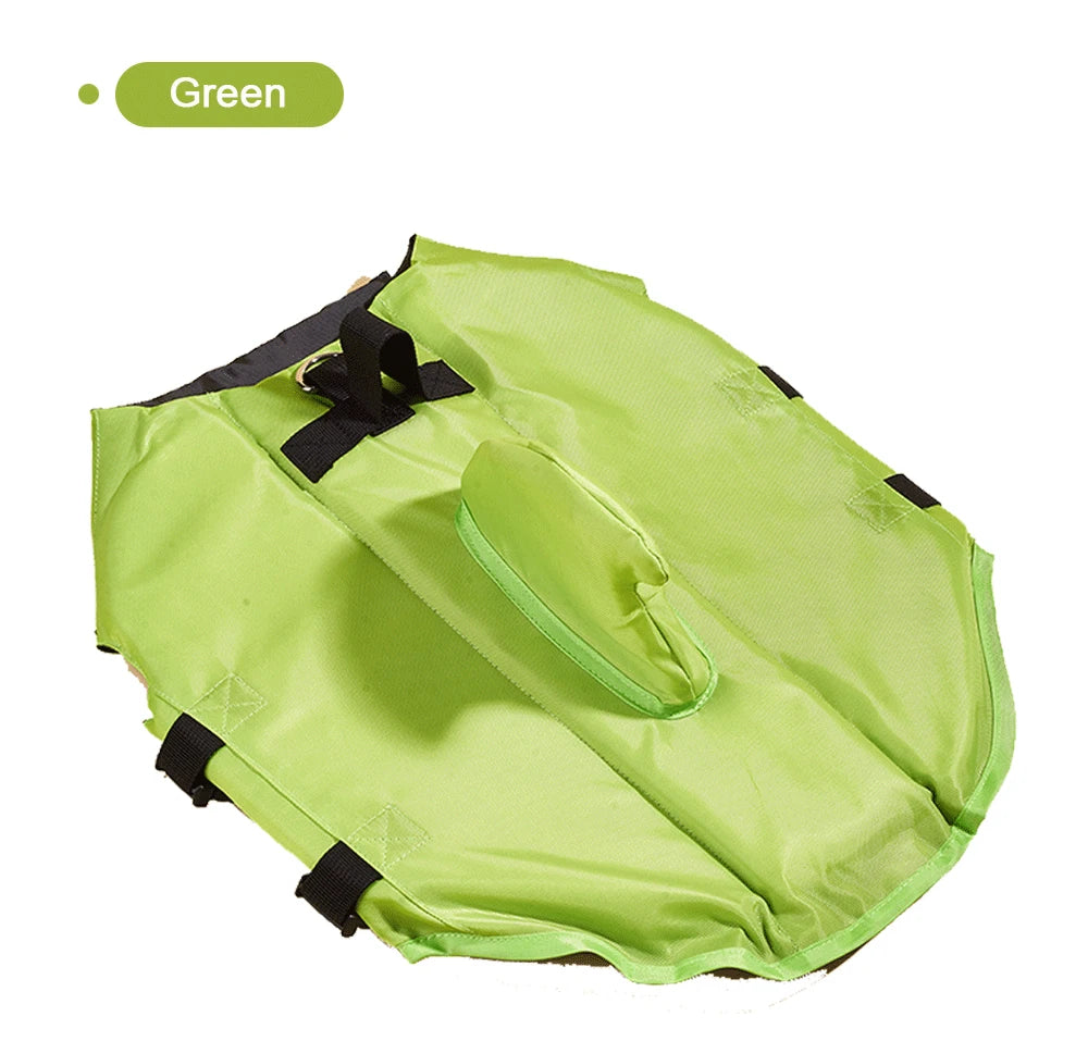 Shark Dog Life Jacket – Adjustable Buoyancy Safety Vest with Handle for Small to Large Dogs