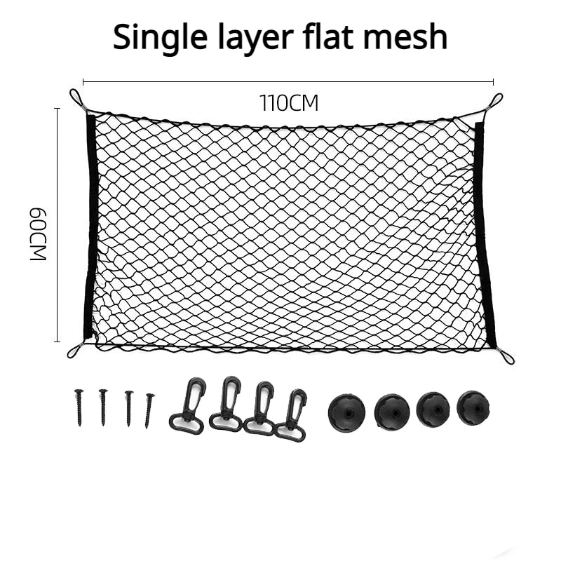 Car Trunk Pet Safety Net – Elastic Isolation Fence for Dogs