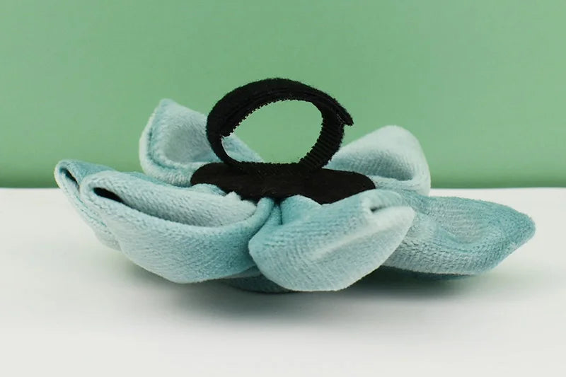 Green Velvet Personalized Dog Collar, Leash & Harness Set