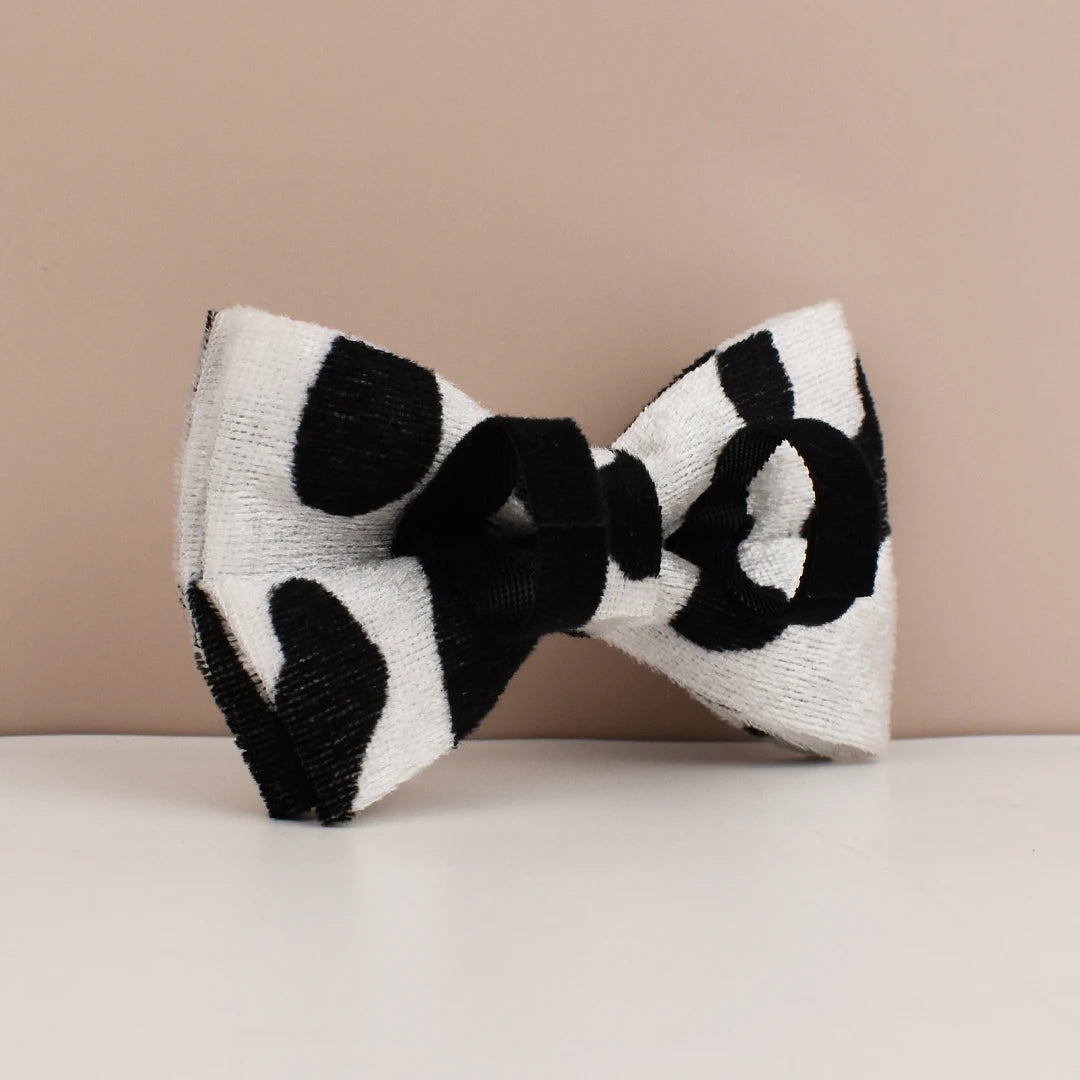 Gray Lattice Personalized Dog Collar, Leash & Harness Set