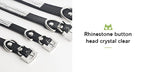 Rhinestone Dog Collar – Sparkling Crystal PU Collar for Cats & Dogs