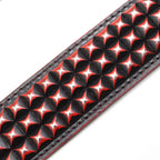 Genuine Leather Dog Collar – 2-Inch Wide Luxury Spike & Diamond Design for Medium & Large Dogs