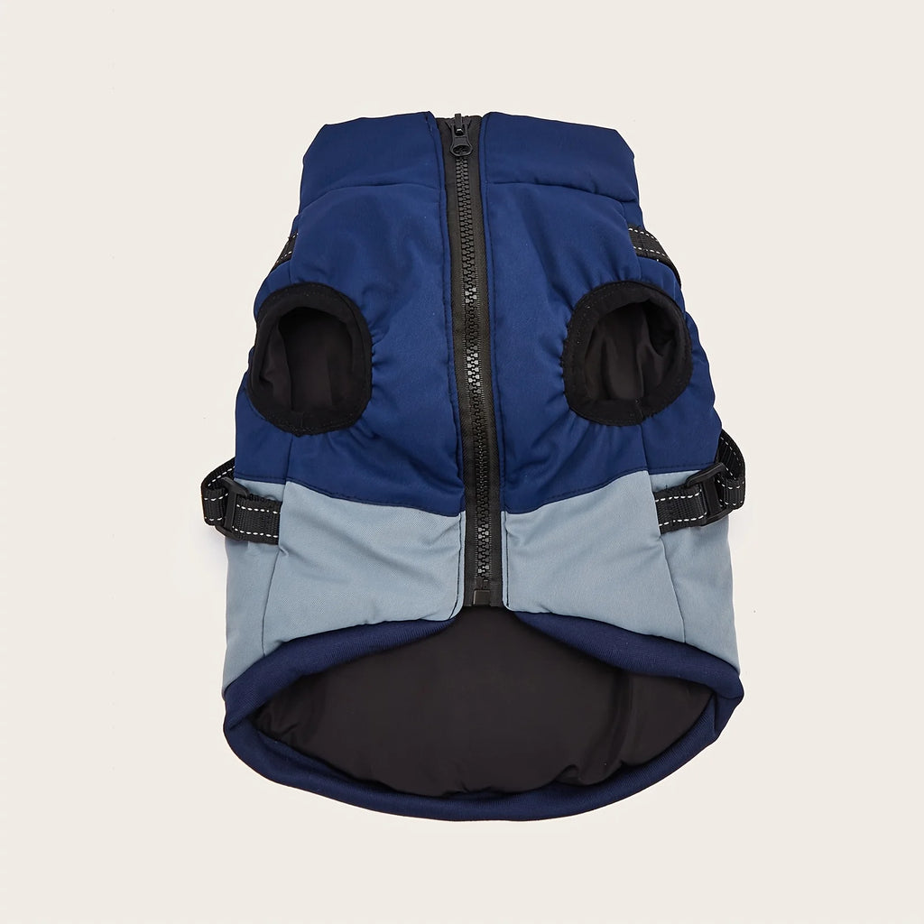 Waterproof Winter Dog Jacket with Harness – Warm Outdoor Coat for Small & Medium Dogs