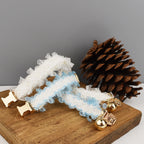 Lace Cat Collar  – Personalized Engraved Nameplate, Padded Small Dogs