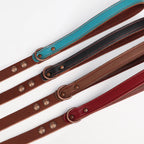 Real Leather Dog Collar & Leash Set – Durable Padded Luxury Design for Medium & Large Dogs