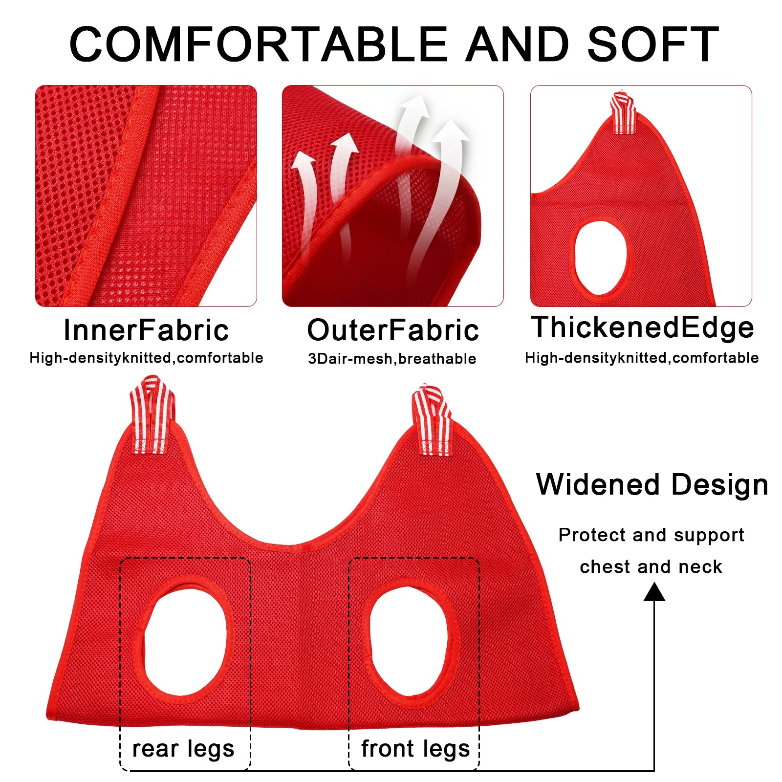 Pet Grooming Hammock – Nail Trimming & Cleaning Holder with Hooks for Cats & Dogs