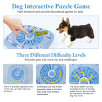 Interactive Dog Puzzle Toy – Treat Dispensing Slow Feeder for Training & Mental Stimulation