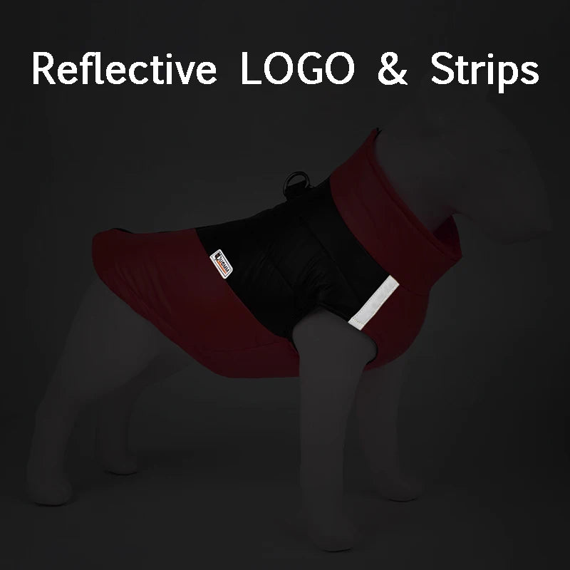 Waterproof Winter Dog Vest – Warm, Padded Coat for Small & Large Breeds