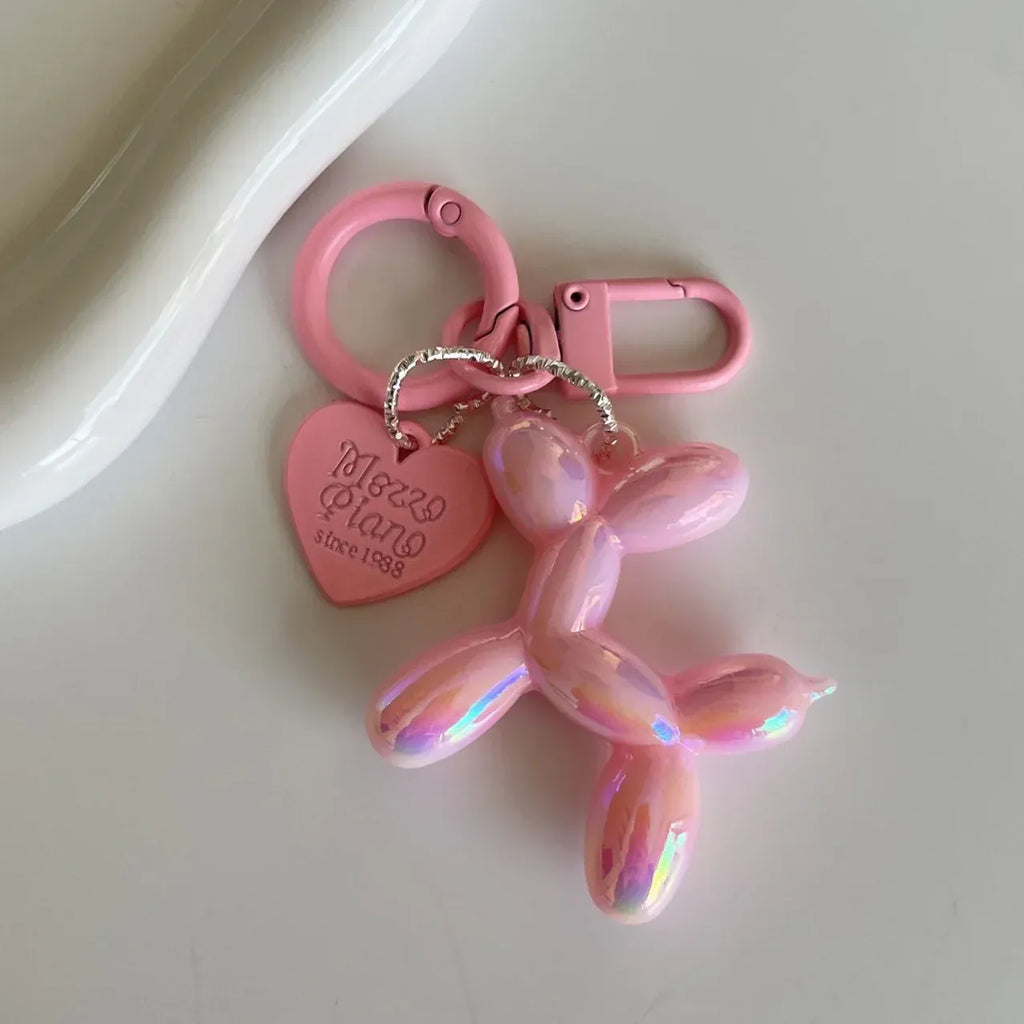 DDPaws  Light Pink Jelly Balloon Dog Charm