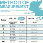 Spiked Dog Collar & Leash Set – Adjustable Leather Rivet Design for Outdoor Walking