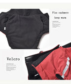 Waterproof Warm Dog Jacket – Reflective Hooded Winter Coat for Small to Large Pets