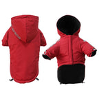Waterproof Winter Dog Coat with Hood – Warm Reflective Jacket for Small Dogs