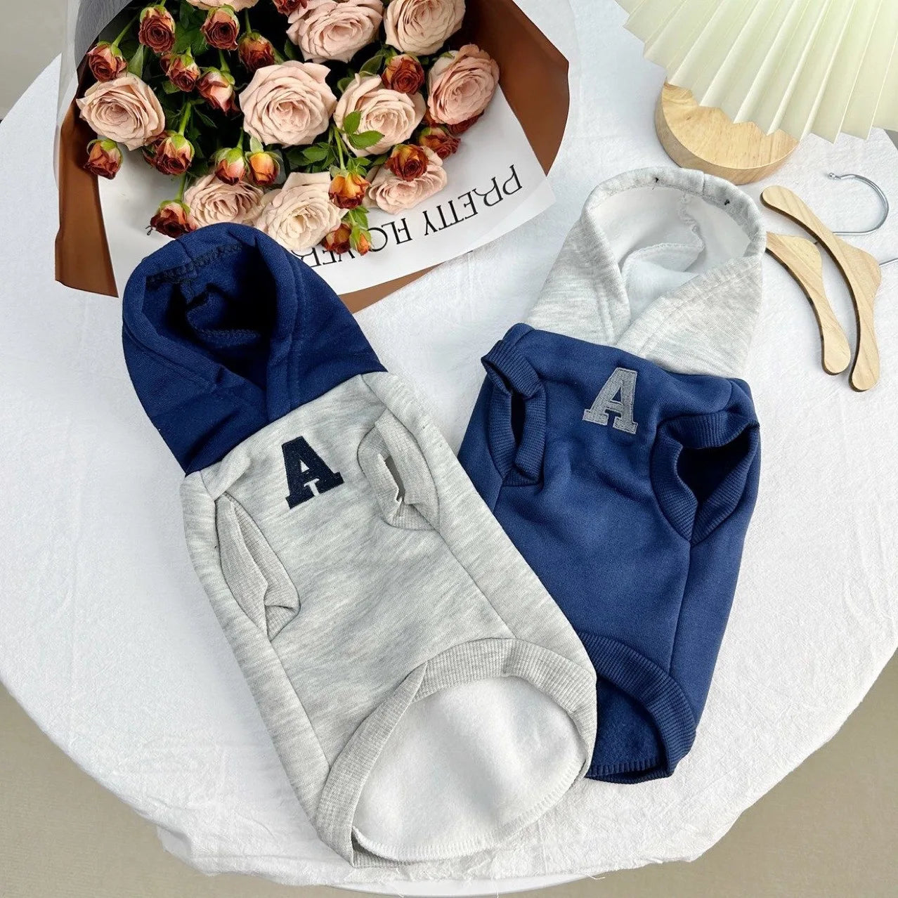 Winter Warm Dog Hoodie – Soft Polyester Pullover for Small & Medium Dogs