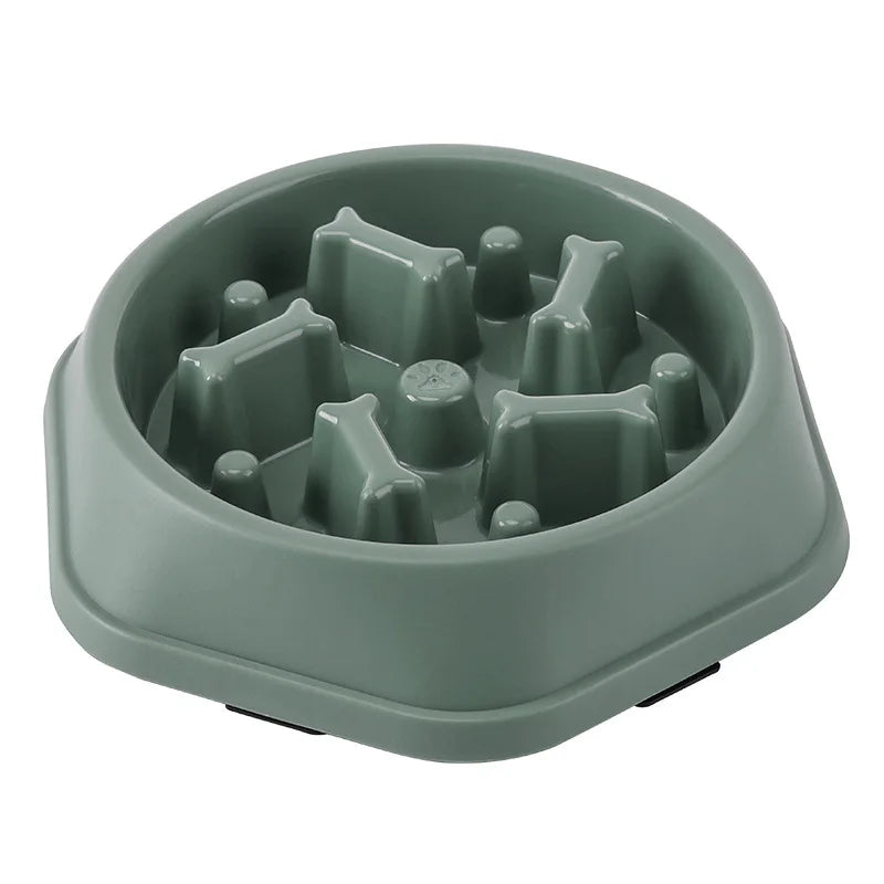 Slow Feeder Pet Bowl – Anti-Choking, Non-Slip Design for Dogs & Cats