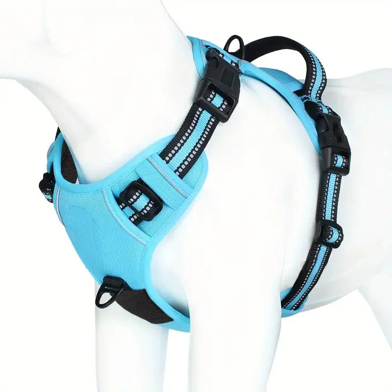Reflective No-Pull Dog Harness – Easy Walking Training Harness with Handle