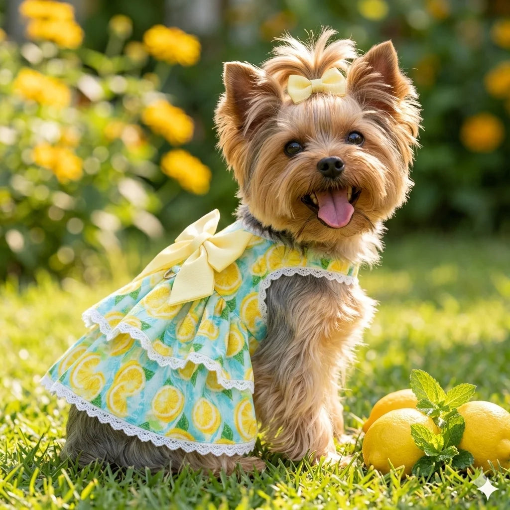 Floral Cotton Dog Dress