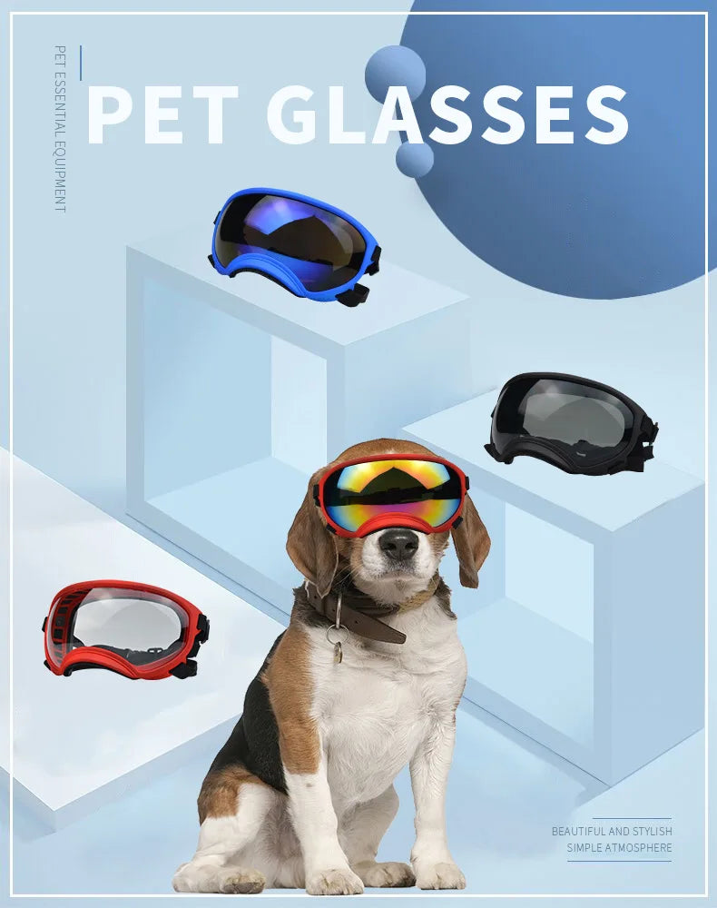 Dog Tactical Goggles – UV-Proof, Waterproof Sunglasses for Medium & Large Dogs