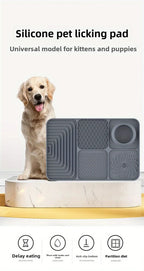 Dog Licking Pad – Slow Feeder & Calming Suction Mat for Dogs and Cats
