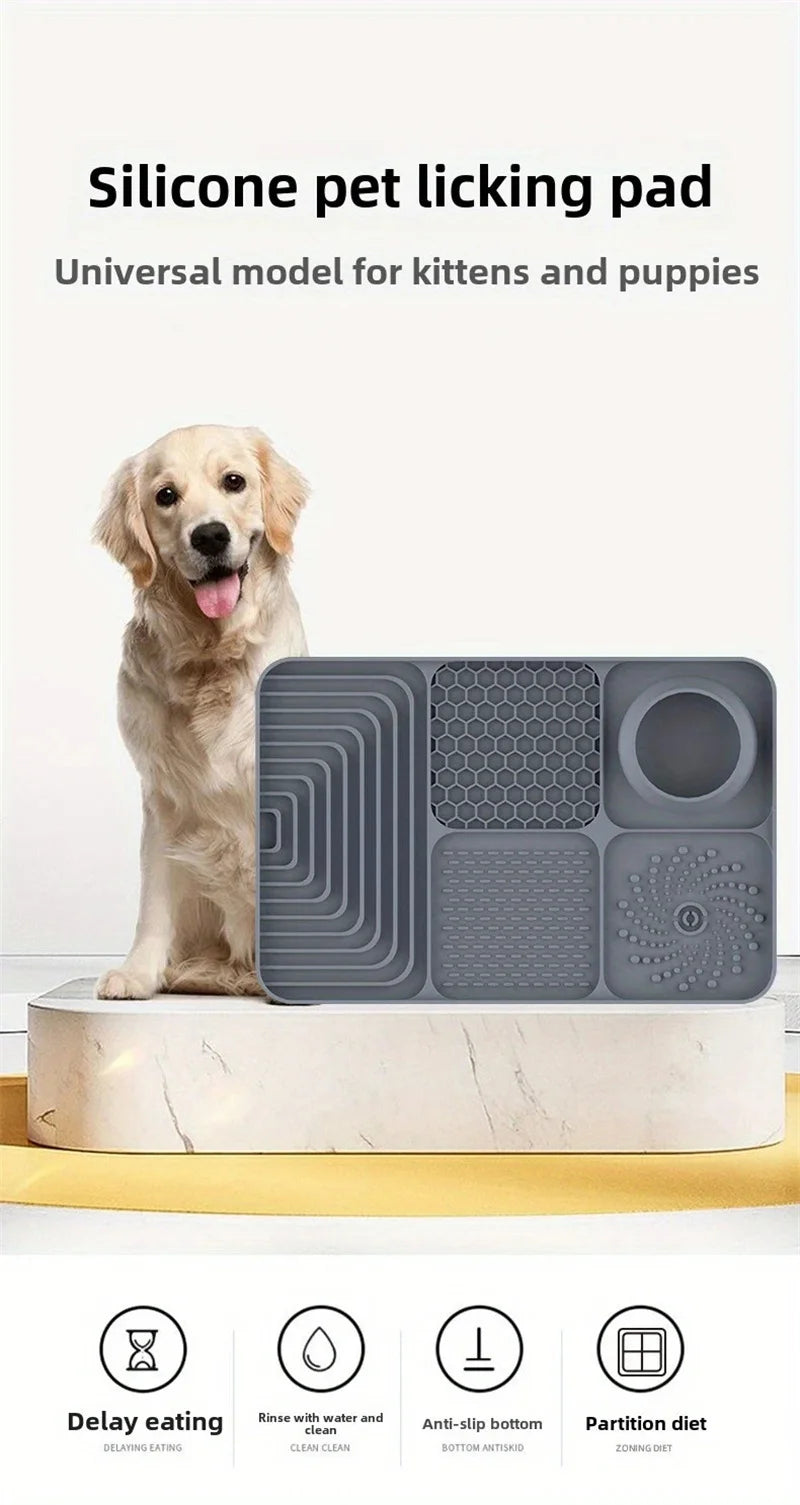 Dog Licking Pad – Slow Feeder & Calming Suction Mat for Dogs and Cats