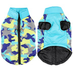 Waterproof Dog Coat – Warm Winter Jacket with D-Ring for Small & Medium Pets