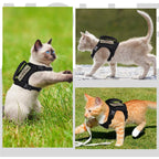 600D Tactical Cat & Small Dog Vest – Durable Training Chest Harness