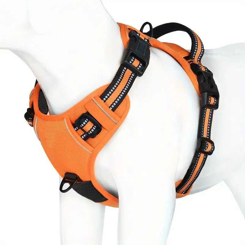 Reflective No-Pull Dog Harness – Easy Walking Training Harness with Handle