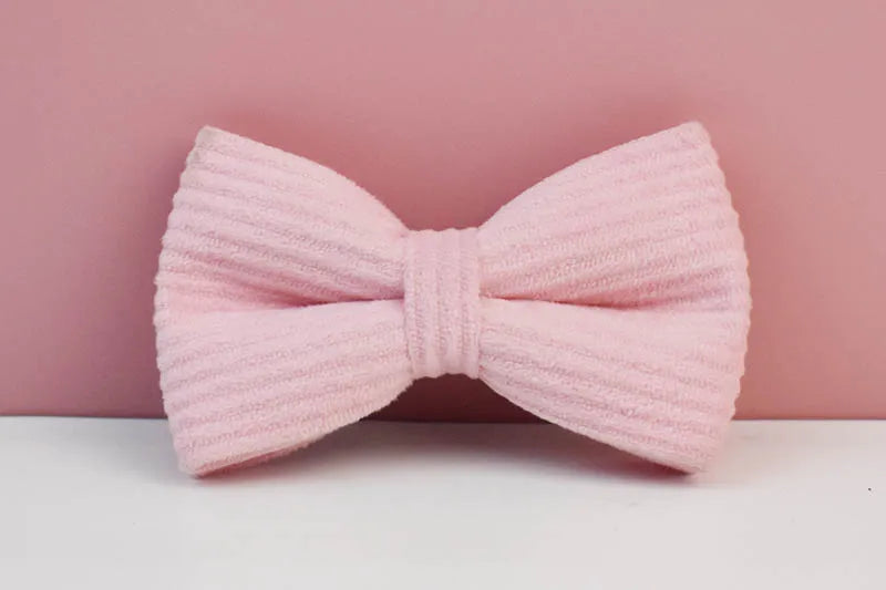 Pink Corduroy Personalized Dog Collar, Leash & Harness Set